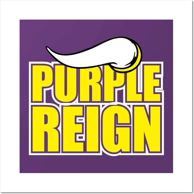 Minnesota Viking Purple Reign Wall Art by ilovemubs